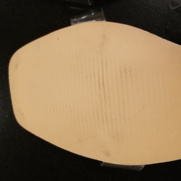 💕LULU'S💕 Arielah White Vinyl High Heel Slide Sandals ~ 8.5 New Without Box - Picture 13 of 14